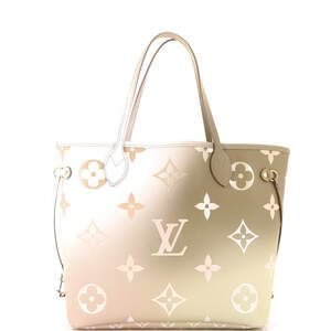 Louis Vuitton MM Neverfull NM Tote Spring in the City Monogram Giant Canvas